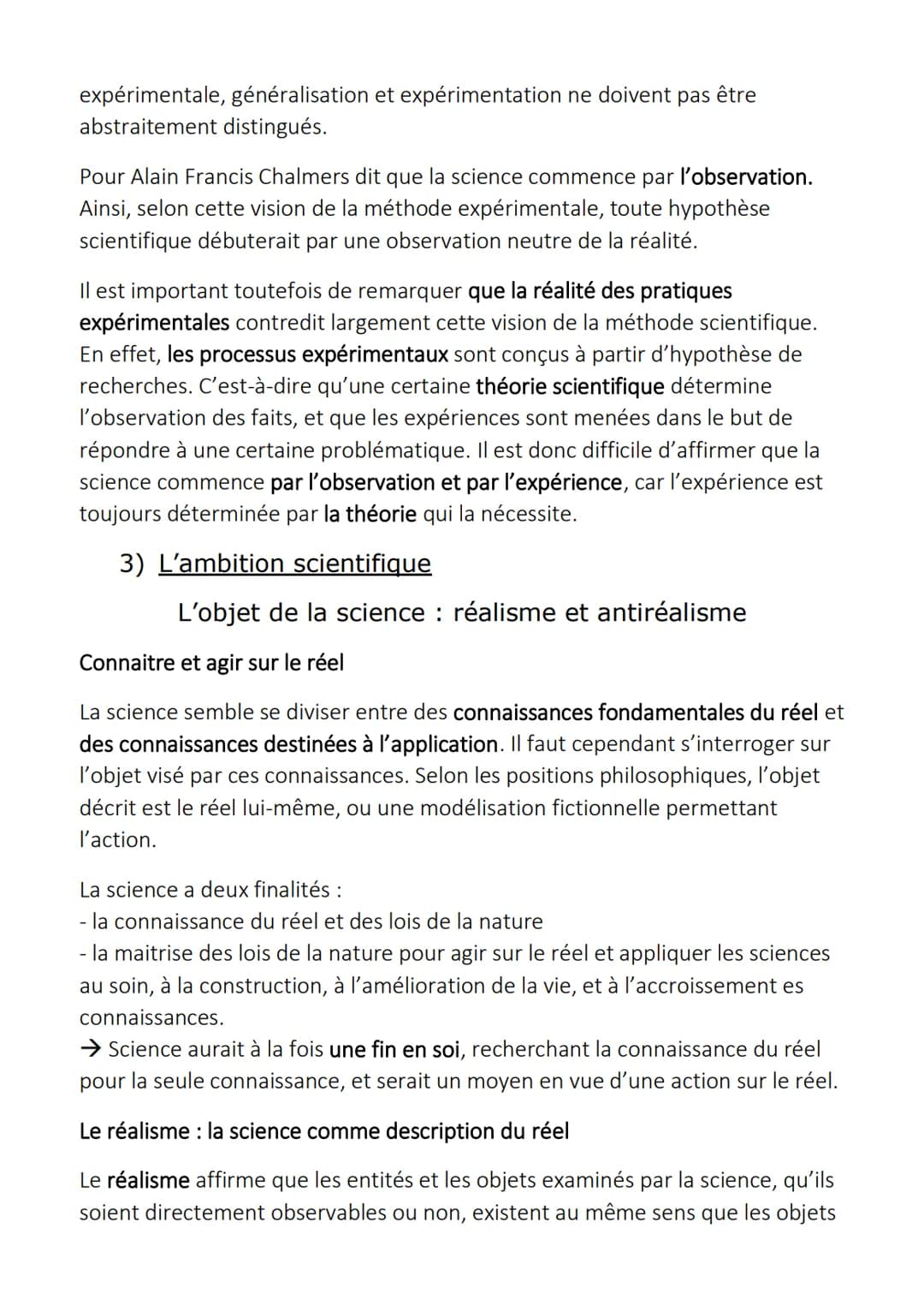 La science
1) Reconnaitre la science
La différence entre opinion et science
L'opinion, qu'elle soit vrai ou fausse, se caractérise par son a
