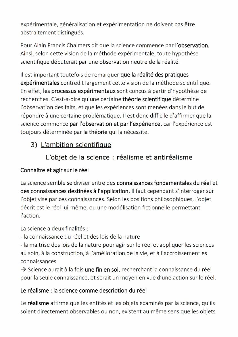 La science
1) Reconnaitre la science
La différence entre opinion et science
L'opinion, qu'elle soit vrai ou fausse, se caractérise par son a