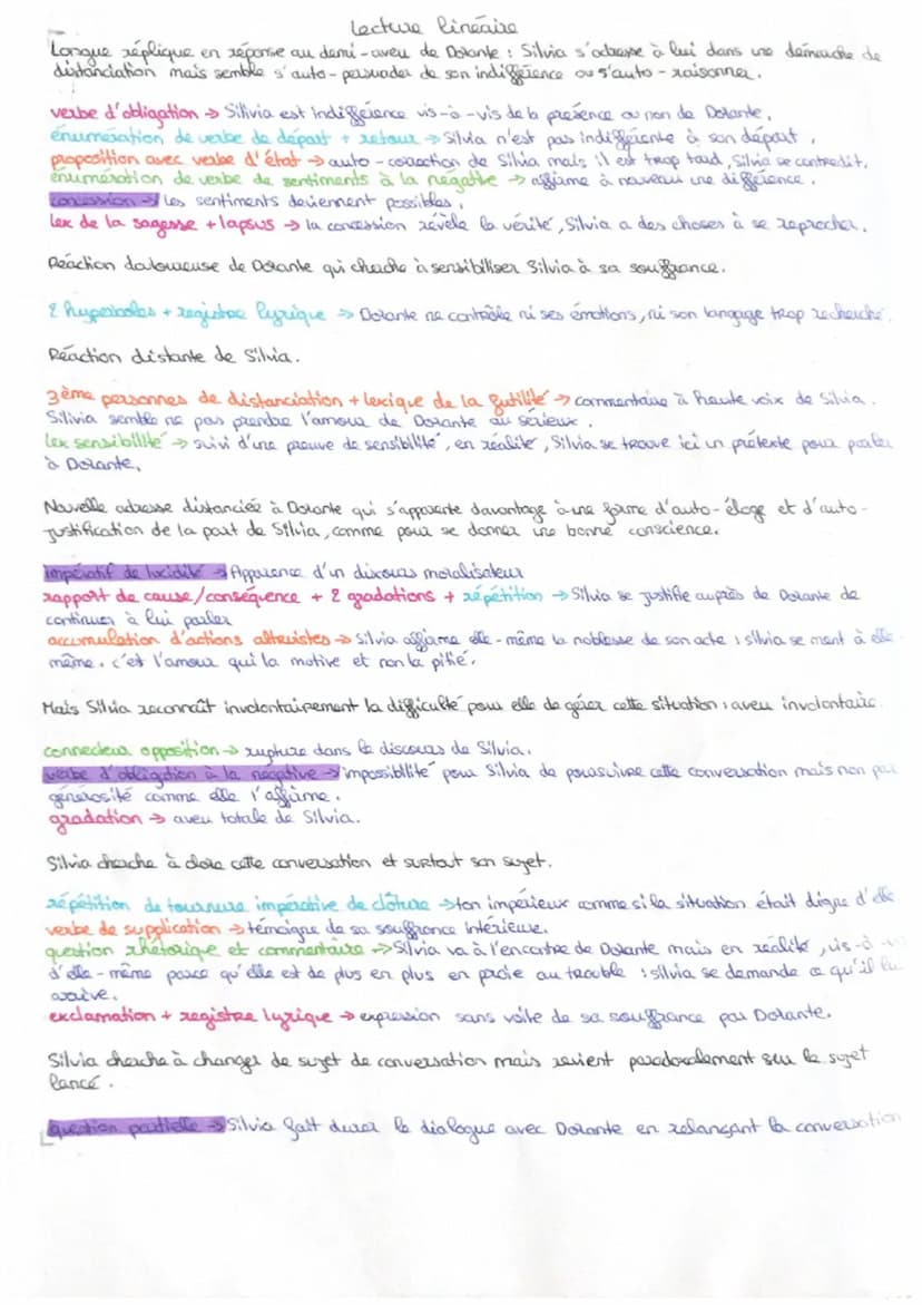 lecture linéaire
Dolante cupe le dialogue par une plainte douloureuse cachant mal son statet et
son amour.
lexique de l'obligation > Dotante