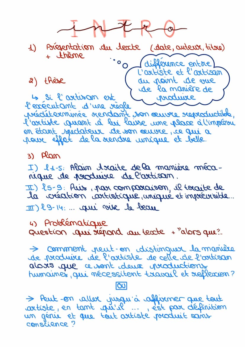 Qu'est ce qui fait la valeur d'une oeuvre d'art?
✓
Definir avec
précision la
petite notion
VV
-
l'importance, l'intérêt
ce dent on veut pren