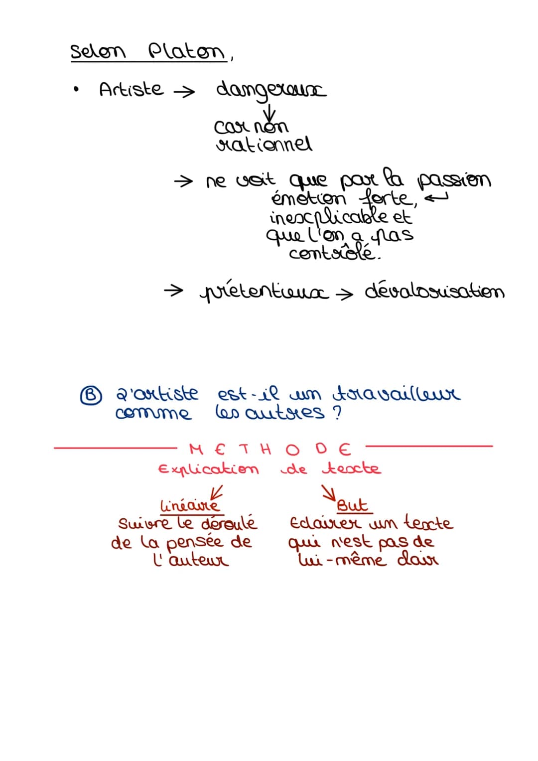 Qu'est ce qui fait la valeur d'une oeuvre d'art?
✓
Definir avec
précision la
petite notion
VV
-
l'importance, l'intérêt
ce dent on veut pren