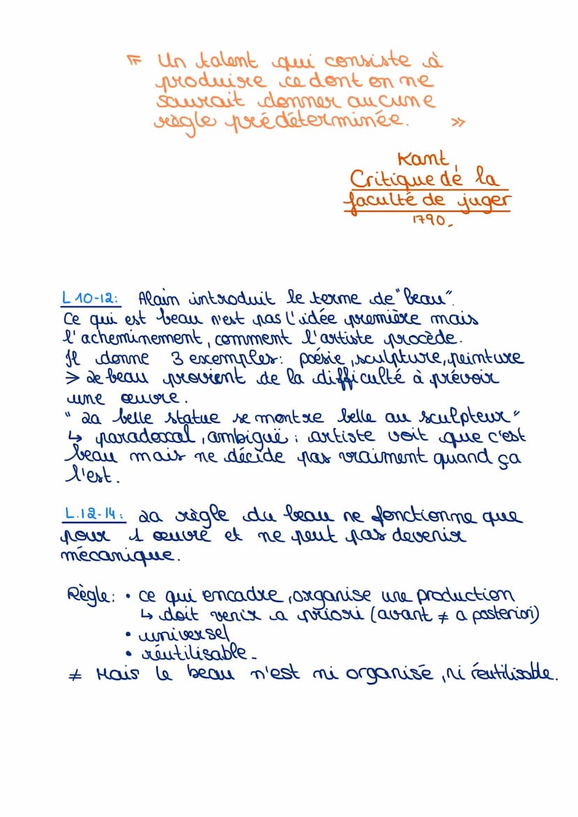 Qu'est ce qui fait la valeur d'une oeuvre d'art?
✓
Definir avec
précision la
petite notion
VV
-
l'importance, l'intérêt
ce dent on veut pren