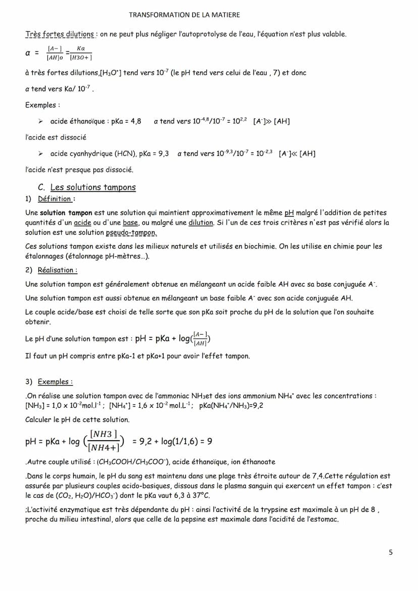 Chap.2
TRANSFORMATION DE LA MATIERE
REACTION ACIDO BASIQUE EN SOLUTION AQUEUSE
A.Rappels:
1) acides bases de Brönsted:
Une réaction acide-ba