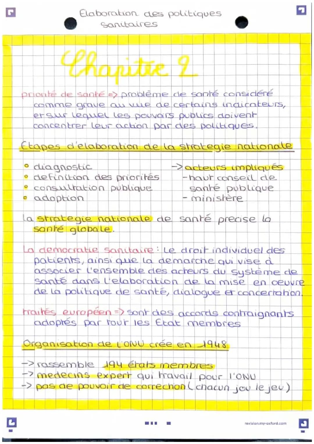 Élaboration de la politique de santé ST2S en France: Stratégie et Démocratie