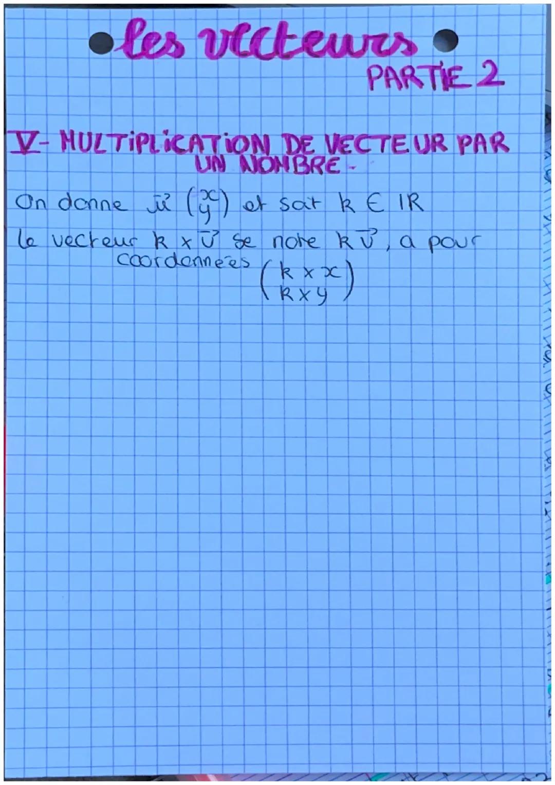 les vecteurso
I-Coordonnées d'un vecteur
Les coordonées de AB sont donne par
On note: XAB== XB-XA = abscice de
YAB = YB-YA- Ordonné de AB
xb