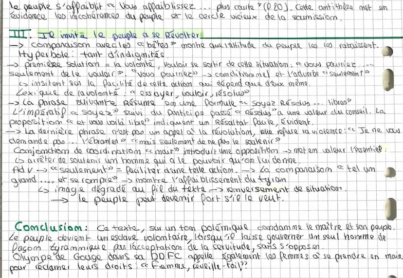 Discours de la Servitude Vontaire
Intro: Etienne de la Boétie est un écrivain humaniste connu comme l'ami de
Montaigne et un poète Français.