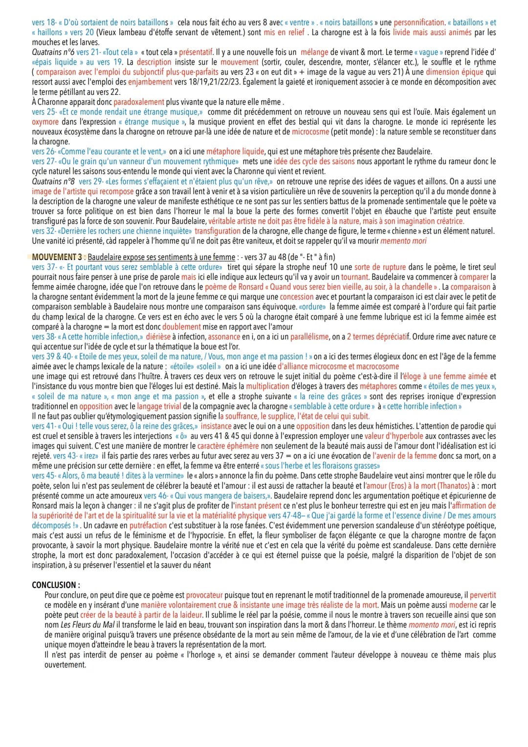Les Fleurs du Mal & ses oeuvres complémentaires
COMMENTAIRES LINÉAIRES Les Fleurs du Mal_analyse « Au lecteur », LECTURE_PAGES 12 À 13
Charl