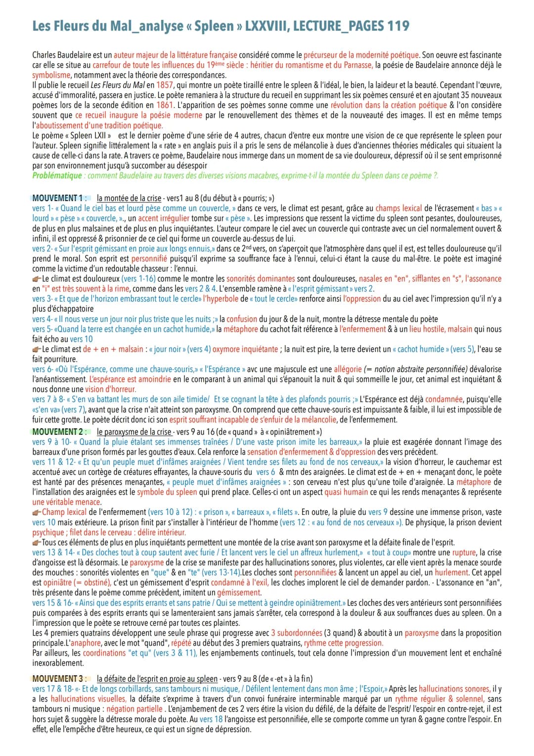 Les Fleurs du Mal & ses oeuvres complémentaires
COMMENTAIRES LINÉAIRES Les Fleurs du Mal_analyse « Au lecteur », LECTURE_PAGES 12 À 13
Charl