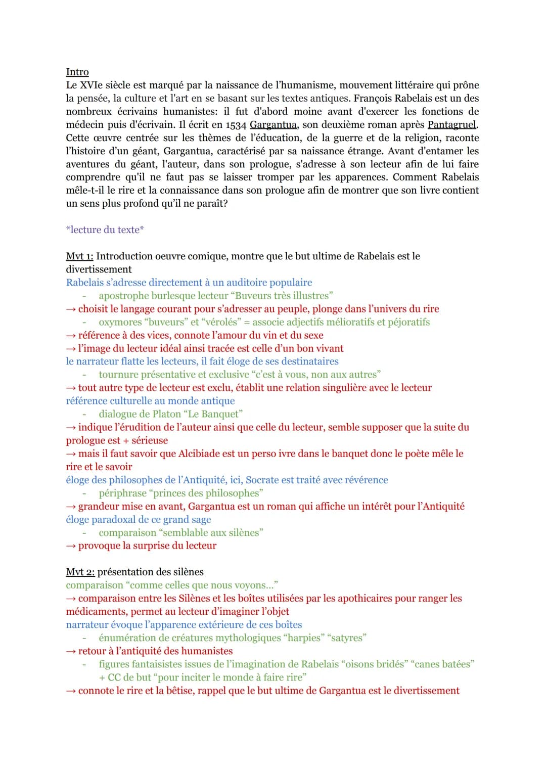 Intro
Le XVIe siècle est marqué par la naissance de l'humanisme, mouvement littéraire qui prône
la pensée, la culture et l'art en se basant 