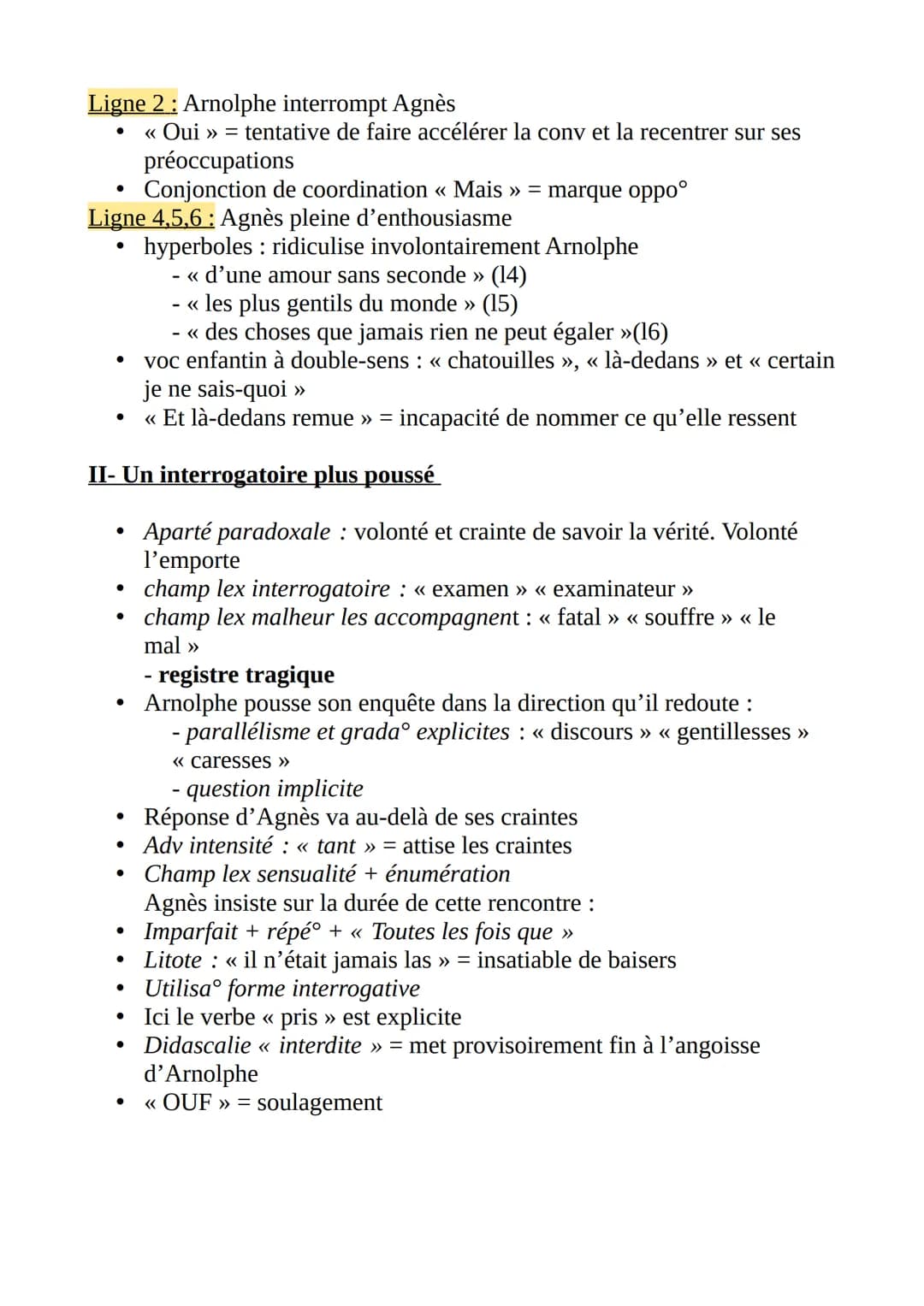 Introduction
●
FRANÇAIS 5
Présenter Molière + œuvre
œuvre écrite en 1662
●
Projet de lecture : En quoi cette scène repose-t-elle sur un quip