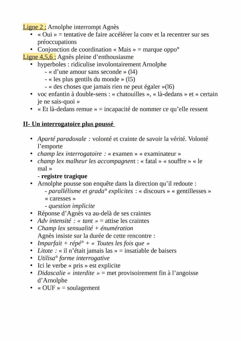 Introduction
●
FRANÇAIS 5
Présenter Molière + œuvre
œuvre écrite en 1662
●
Projet de lecture : En quoi cette scène repose-t-elle sur un quip