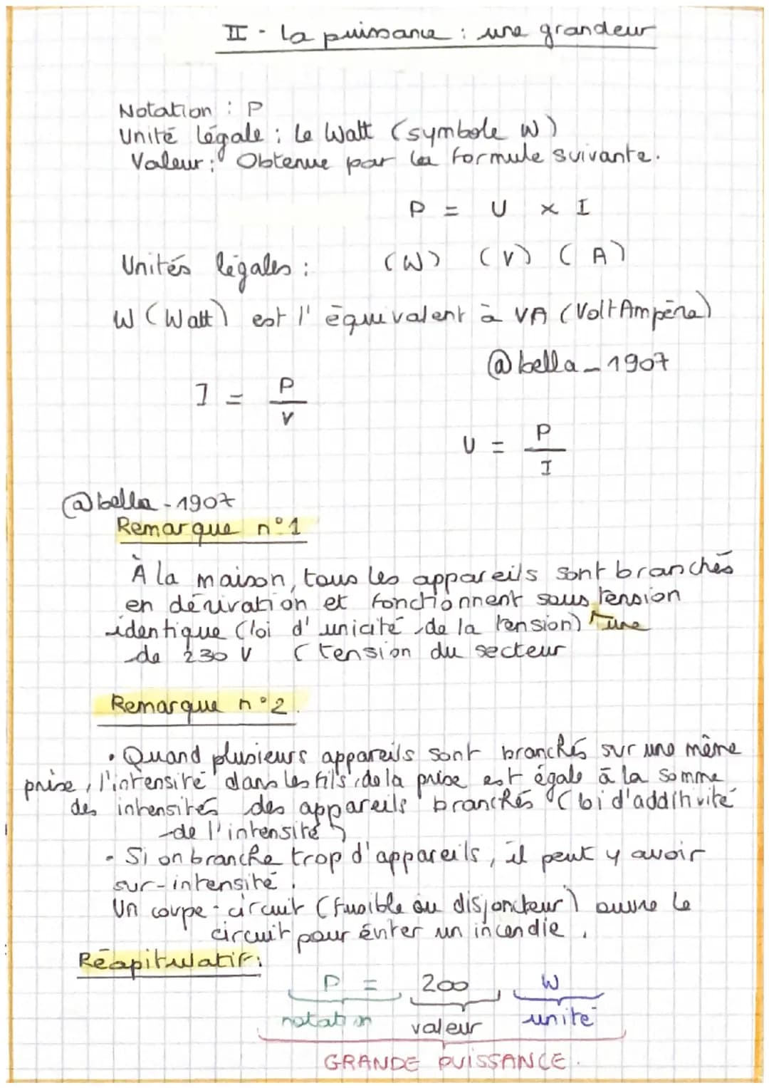 Physique chimie [niveau 30]
bella-1907
1- Mise en evidence
on travaille avec une lampe de puissance
nominale 3W et de tension nominale 12V
M