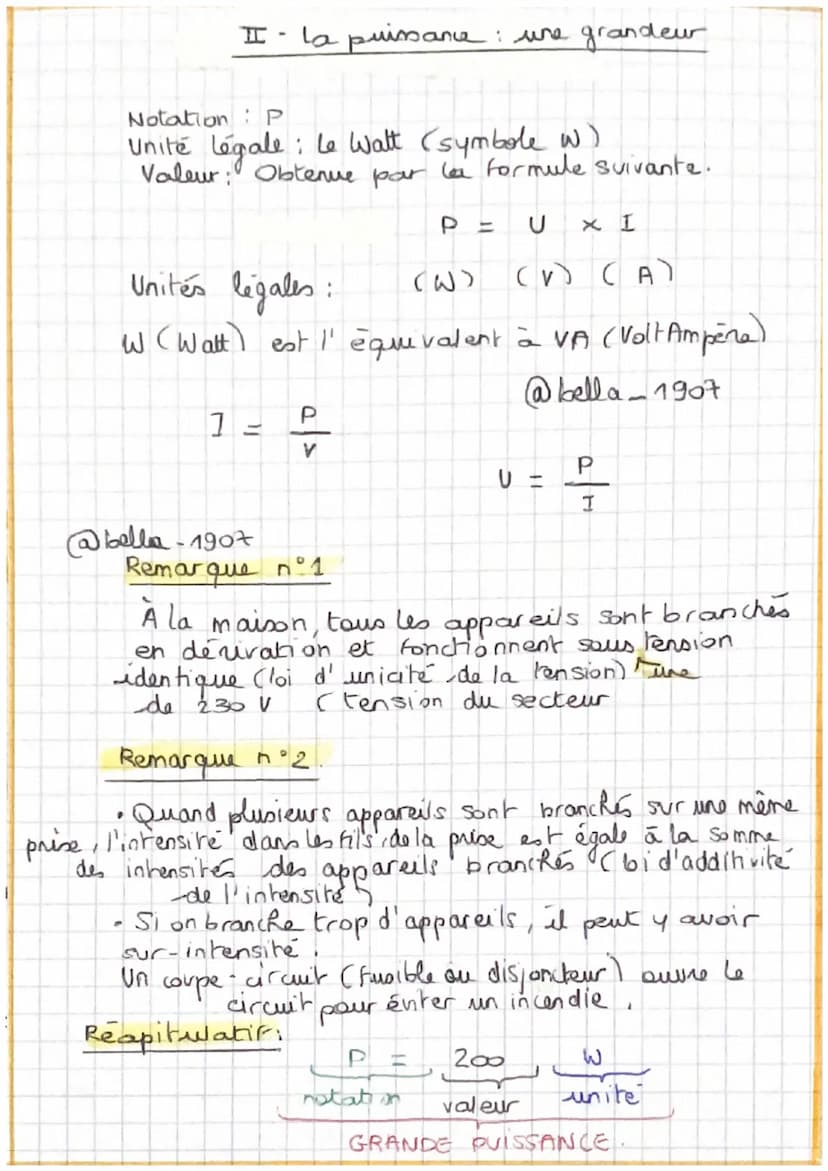 Physique chimie [niveau 30]
bella-1907
1- Mise en evidence
on travaille avec une lampe de puissance
nominale 3W et de tension nominale 12V
M