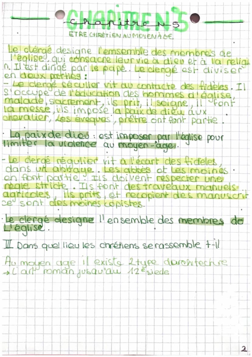 charitren's
ÊTRE CHRÉTIEN AU MOYEN-AGE
I comment la religion est au coeur des hommes
au Moyen âge?
La chose la plus importante pour les chré