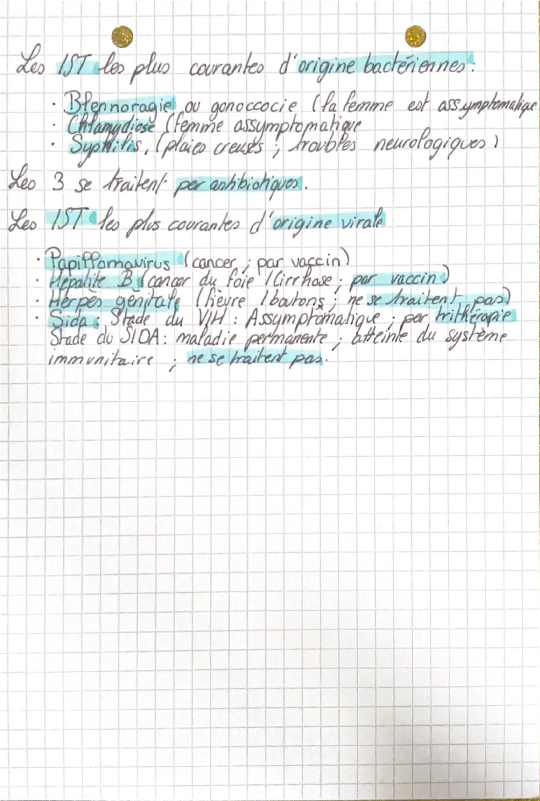 • PSE*
Séquence 6: Les infections sexueff-
ement transmissibles
Depistage des IST gratuits en dessous de 26 ans.
IST: infections sexuellemen