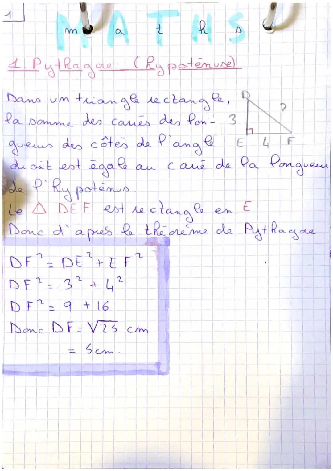 Apprends le Théorème de Pythagore pour Calculer l'Hypoténuse