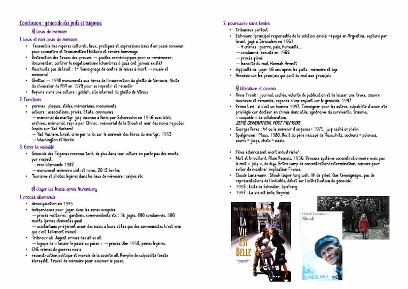 Introduction
.
hggsp
Histoire mémoire et justice.
●
a) la différence entre histoire et mémoire
histoire : science, objective, critique, « tr