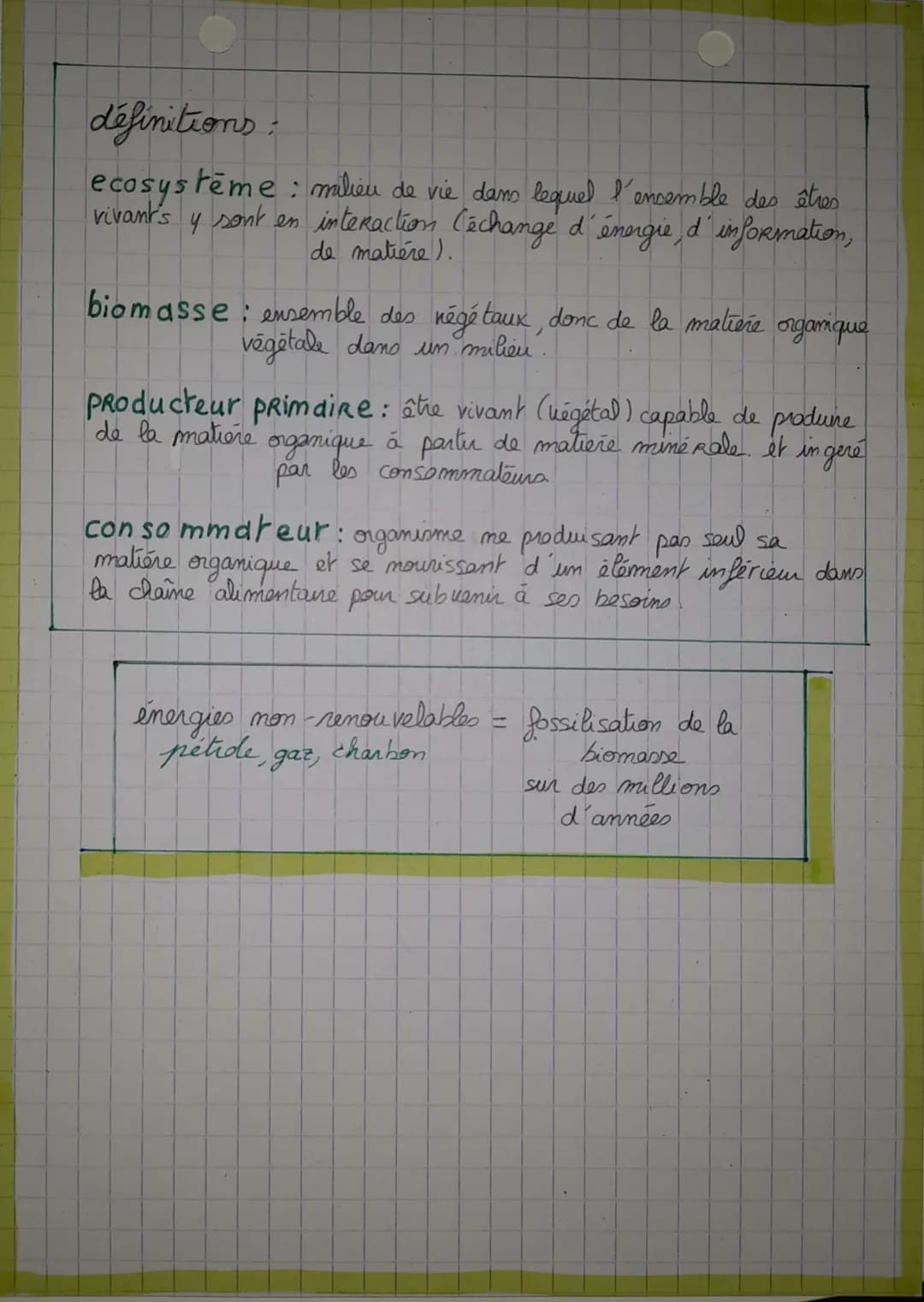 8+ photosyntrase
les devenirs de l'énergie solaire :
emegie perdue
énergie absorbée
respiration cellulaine
Juncose + 0₂
ATP
équation:
lumièr