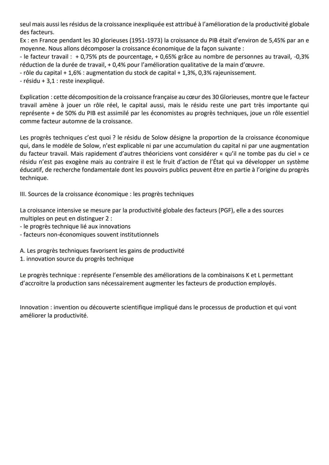 Chapitre 1 : Quelles sont les sources et les défis de la croissance économique ?
1. Le phénomène de la croissance économique
A. La mesure de