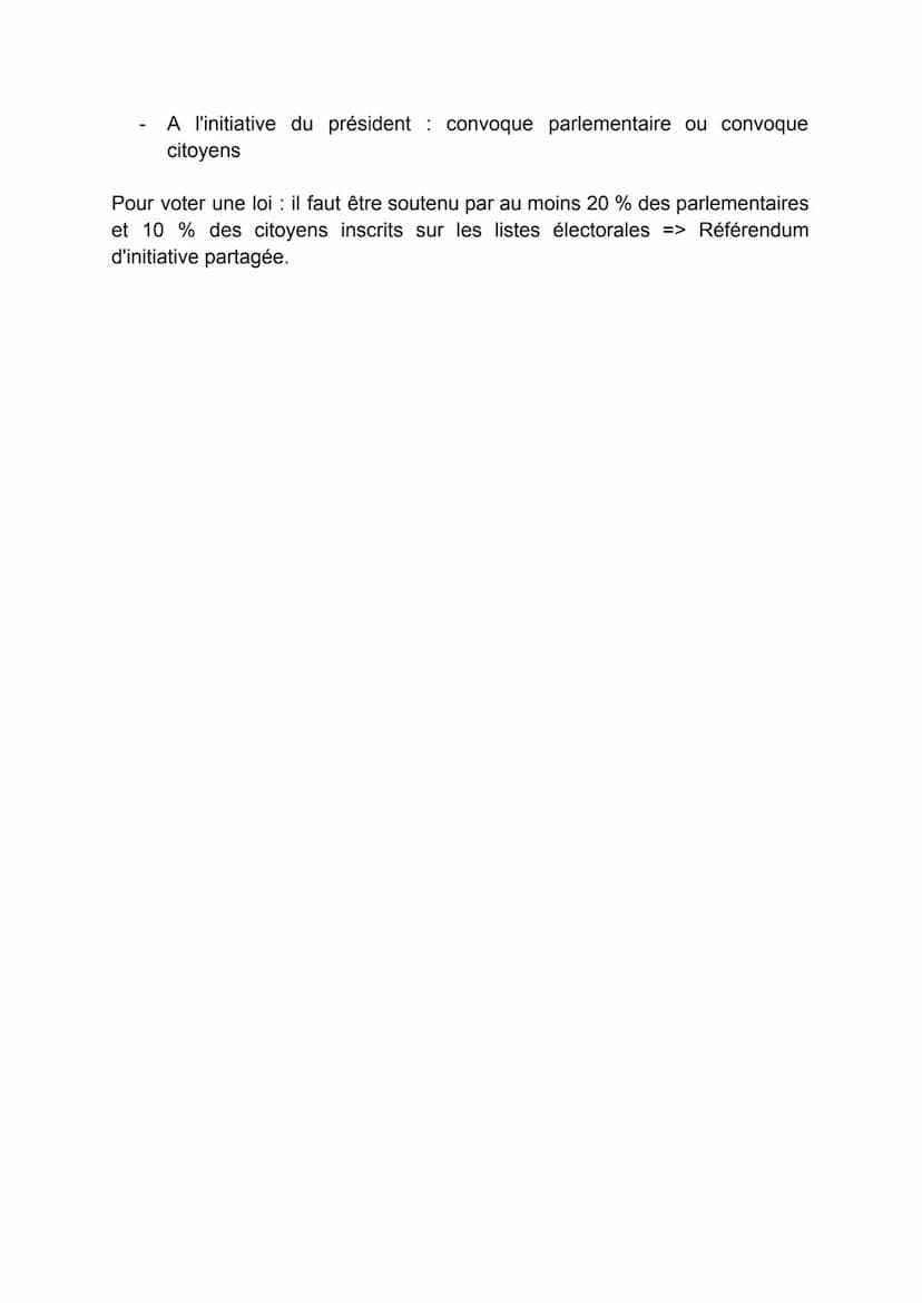 L'Organisation du Droit :
1- La Constitution:
Il est important de savoir que l'état de droit garantie la démocratie
L'état de droit respect 