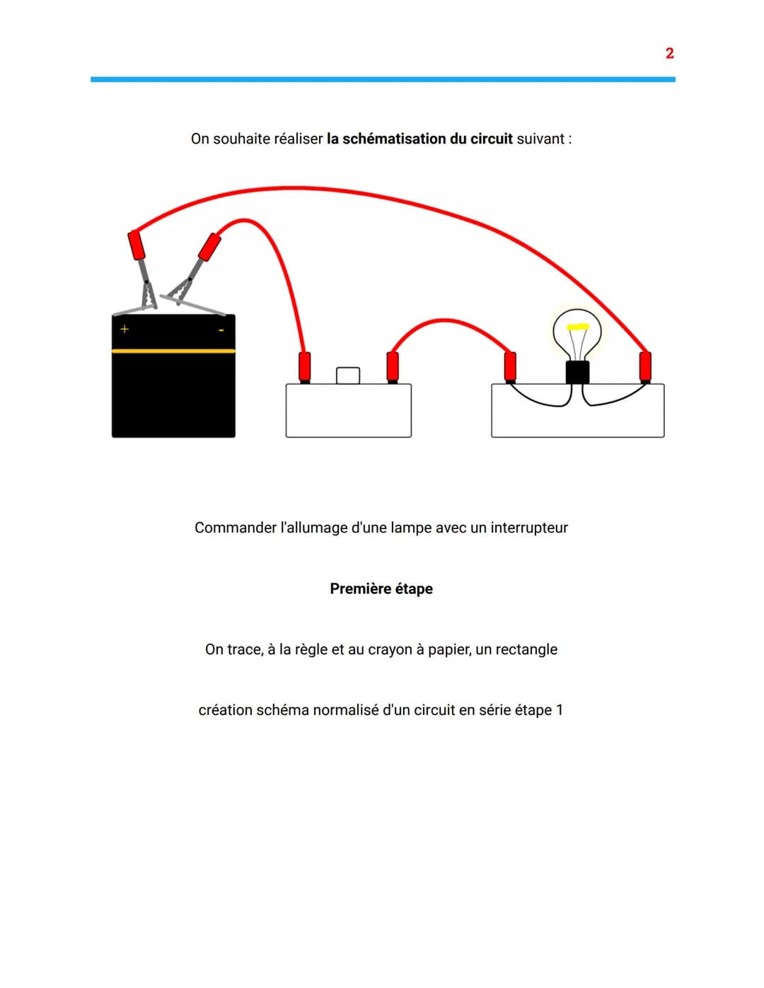 
<p>Pour réaliser un schéma de circuit, il est important de suivre des règles précises et d'utiliser des symboles normalisés. Le schéma doit