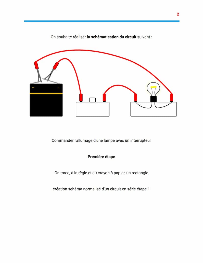 
<p>Pour réaliser un schéma de circuit, il est important de suivre des règles précises et d'utiliser des symboles normalisés. Le schéma doit