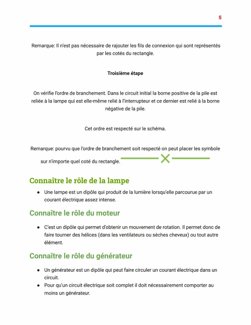 
<p>Pour réaliser un schéma de circuit, il est important de suivre des règles précises et d'utiliser des symboles normalisés. Le schéma doit