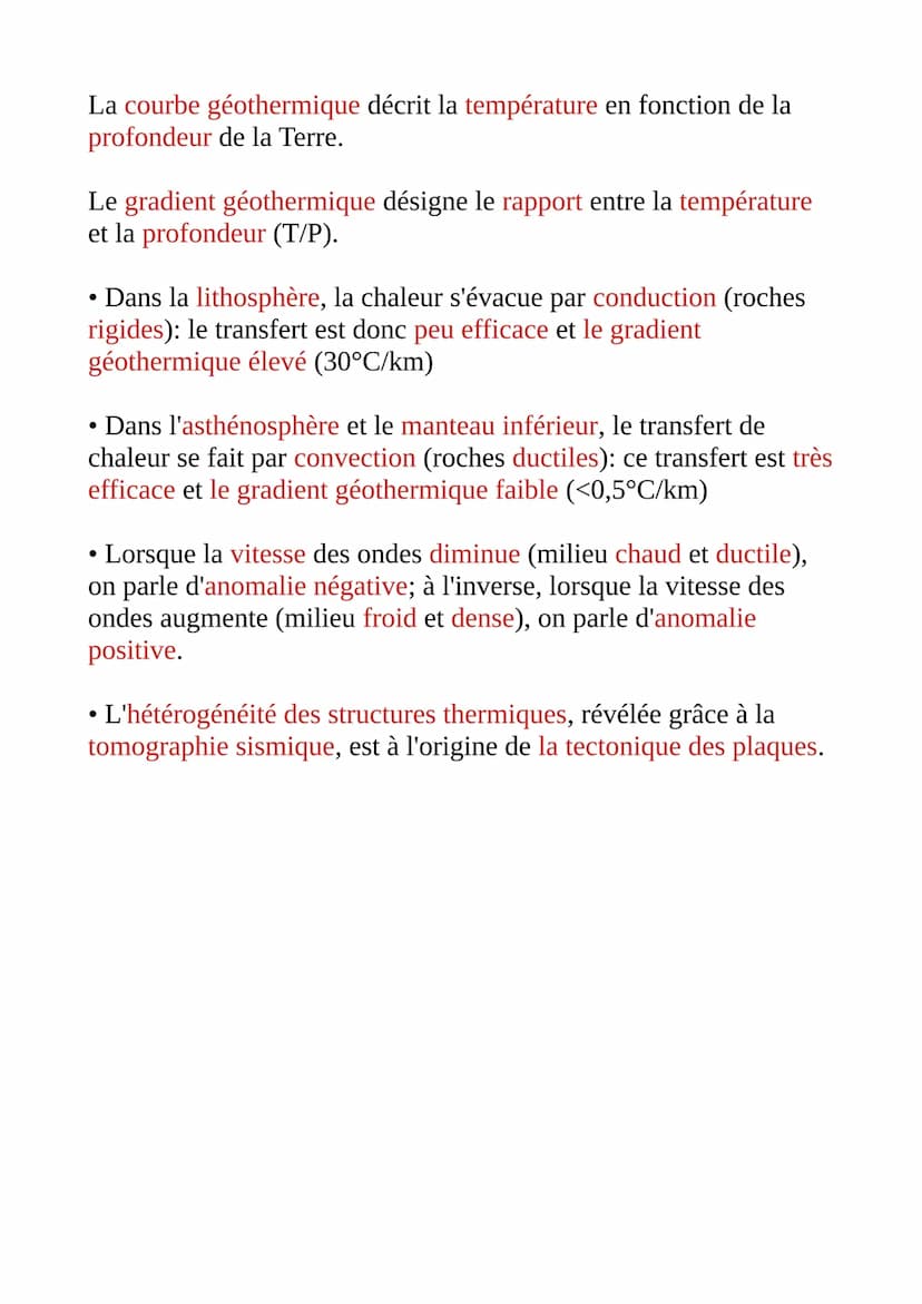 Thème n°1 : La Terre, la vie et l'organisation du vivant
Partie n°2 : La dynamique interne de la Terre
Chapitre n°1 : La structure du globe 