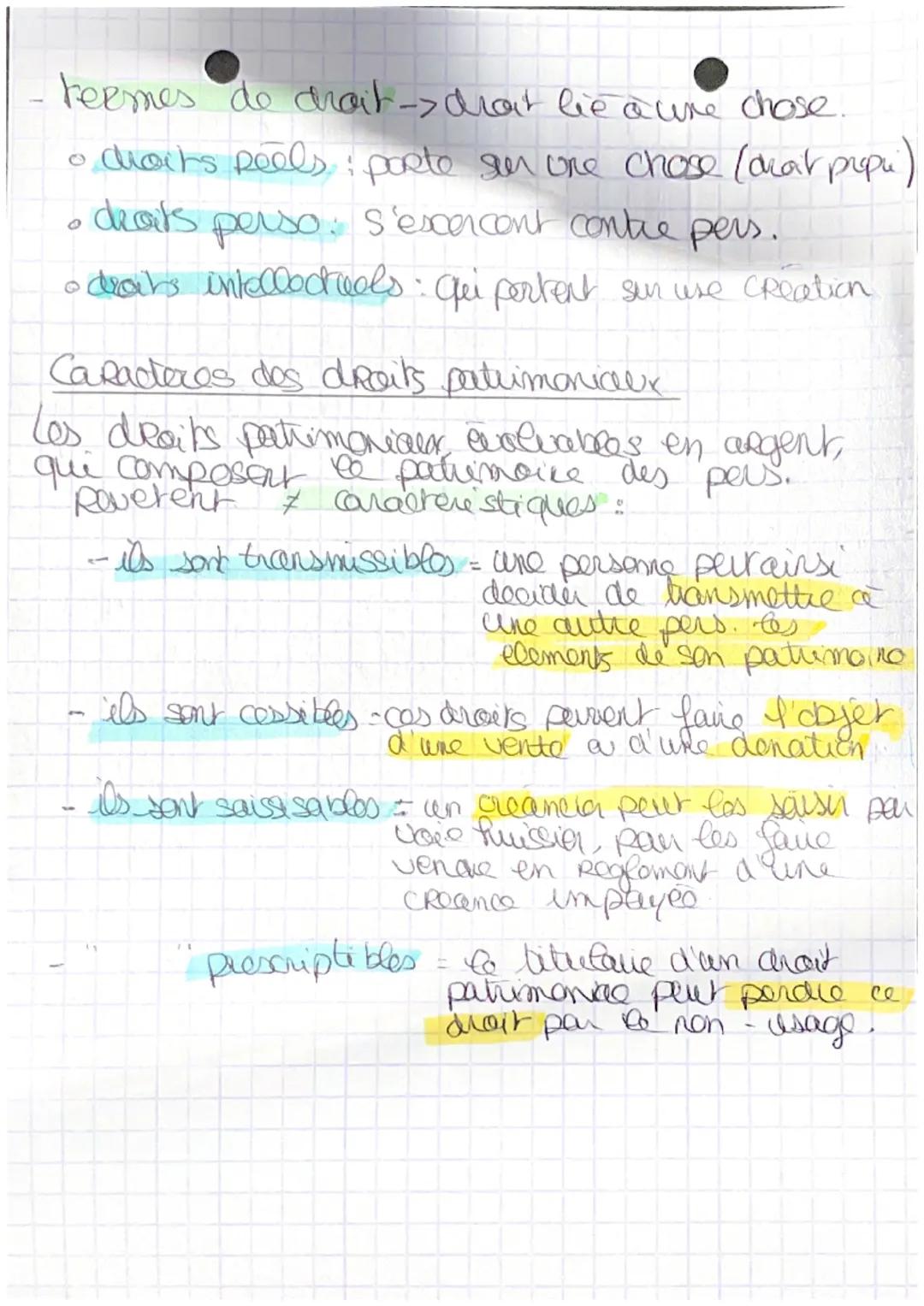 Chap
th.3

Le Patrimoine

DROIT
jeu

(
(
Le patrimoine emanation de la personnalite
Juridique. Taske pers quelle soit
Phys/mada est traujaus