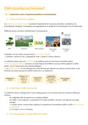 Know Quelle action publique pour l'environnement ? - Fiche BAC thumbnail