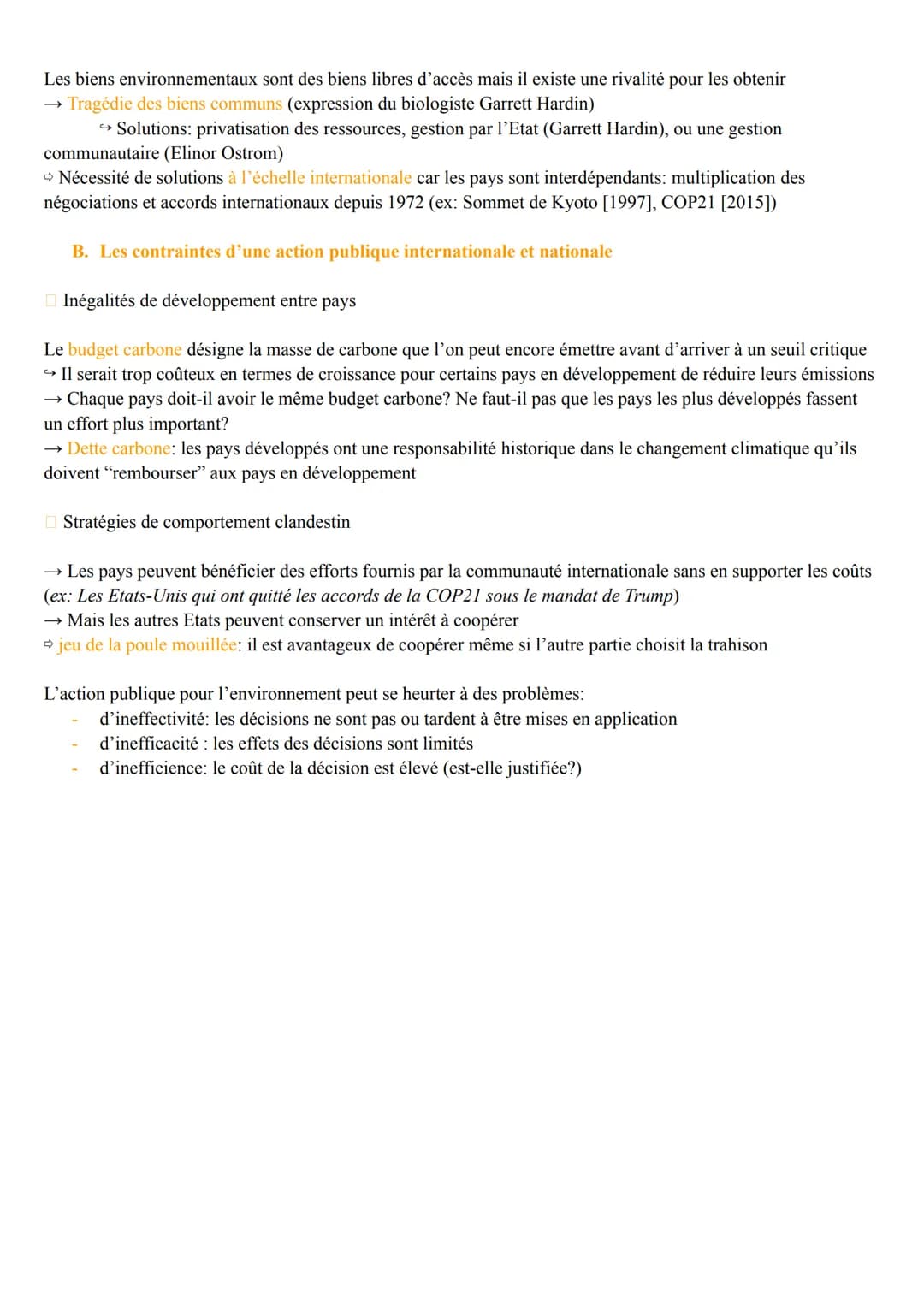 Quelle action publique pour l'environnement?
I. Construction et mise à l'agenda des problèmes environnementaux
A. Une diversité d'acteurs im