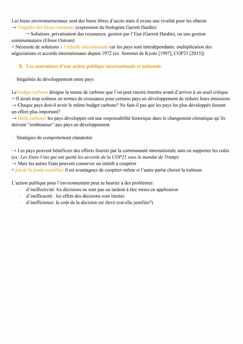 Quelle action publique pour l'environnement?
I. Construction et mise à l'agenda des problèmes environnementaux
A. Une diversité d'acteurs im