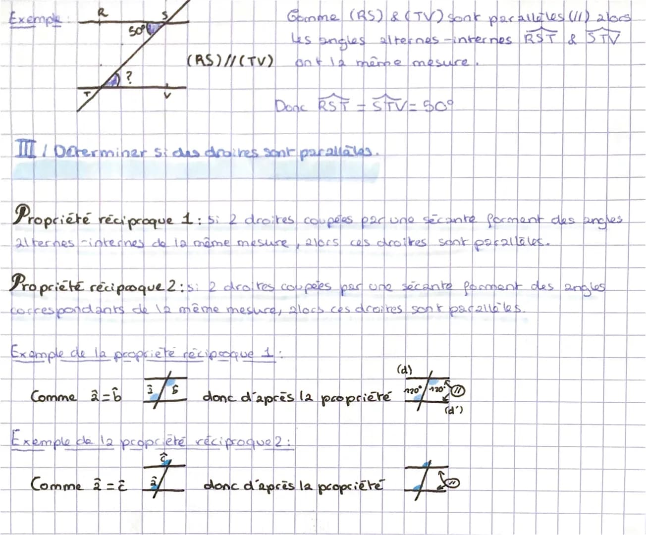 S.r.
Il Vocabuldice
Definition: deux angles sont apposés par la sommer lorsque
- ils ont le même sommer
- les cares de l'un sont dans le pro