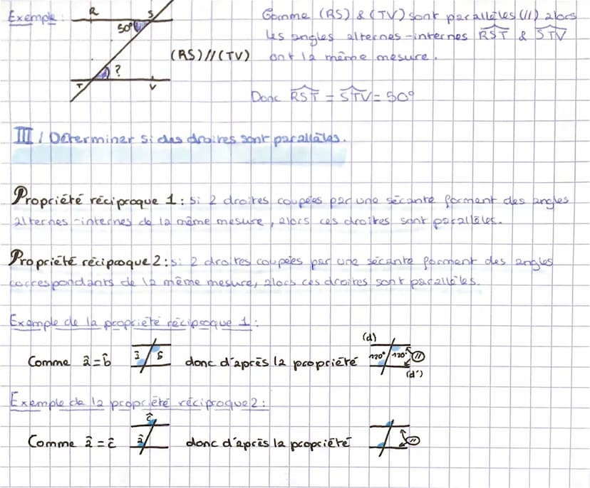 S.r.
Il Vocabuldice
Definition: deux angles sont apposés par la sommer lorsque
- ils ont le même sommer
- les cares de l'un sont dans le pro