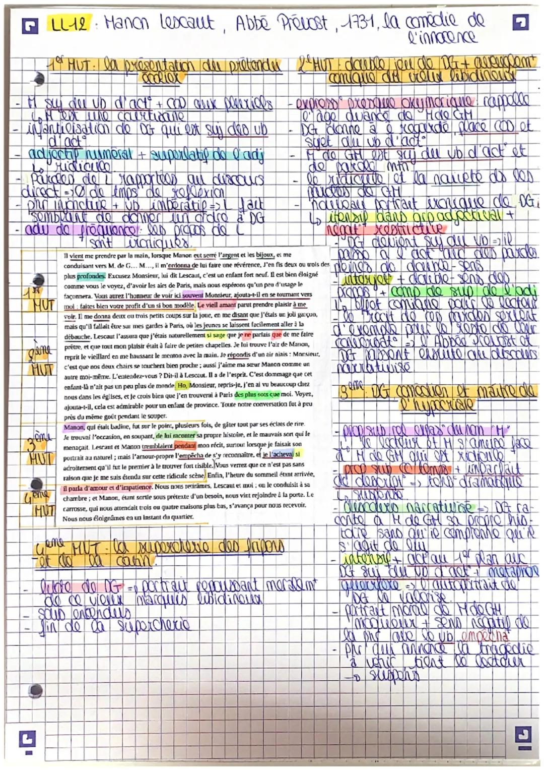 # LL12: Manon Lescaut, Abbé Prévost, 1731, la comedie de
l'innocence

1 MUT: la présentation du pretender "HUT double idee do DG + aveuglomt