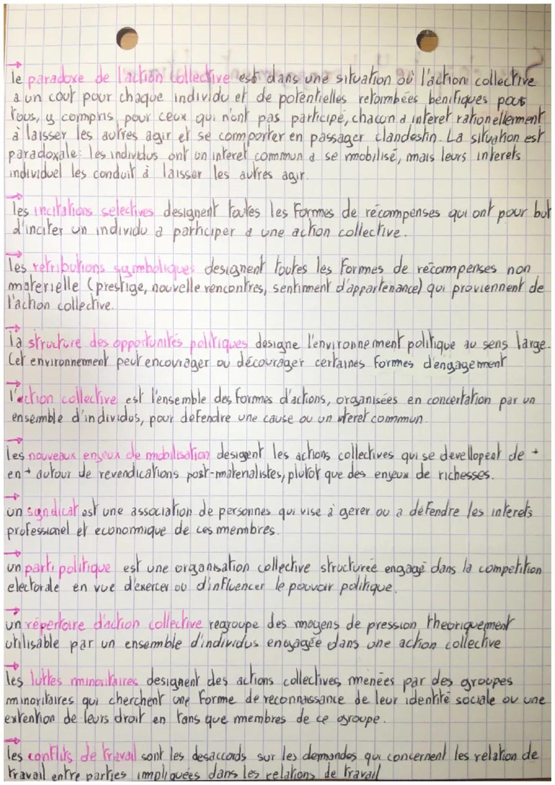 # Ses, chapitre 4: I'engagement politique

Definitions

T'engagement politique est l'ensemble des formes d'activité politique
que les indivi