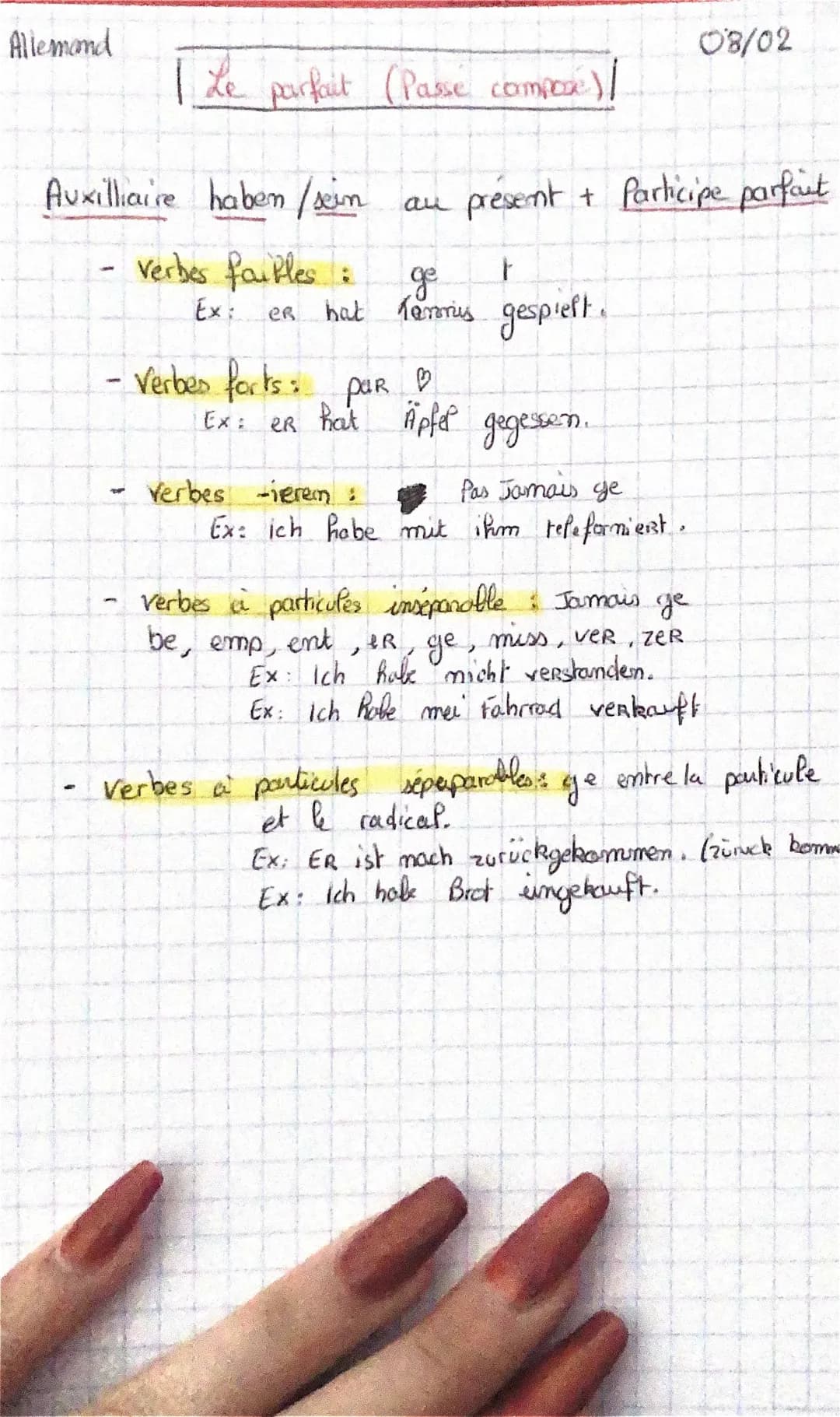 Die besten Listen für starke und schwache Verben in Deutsch: PDF und Beispiele
