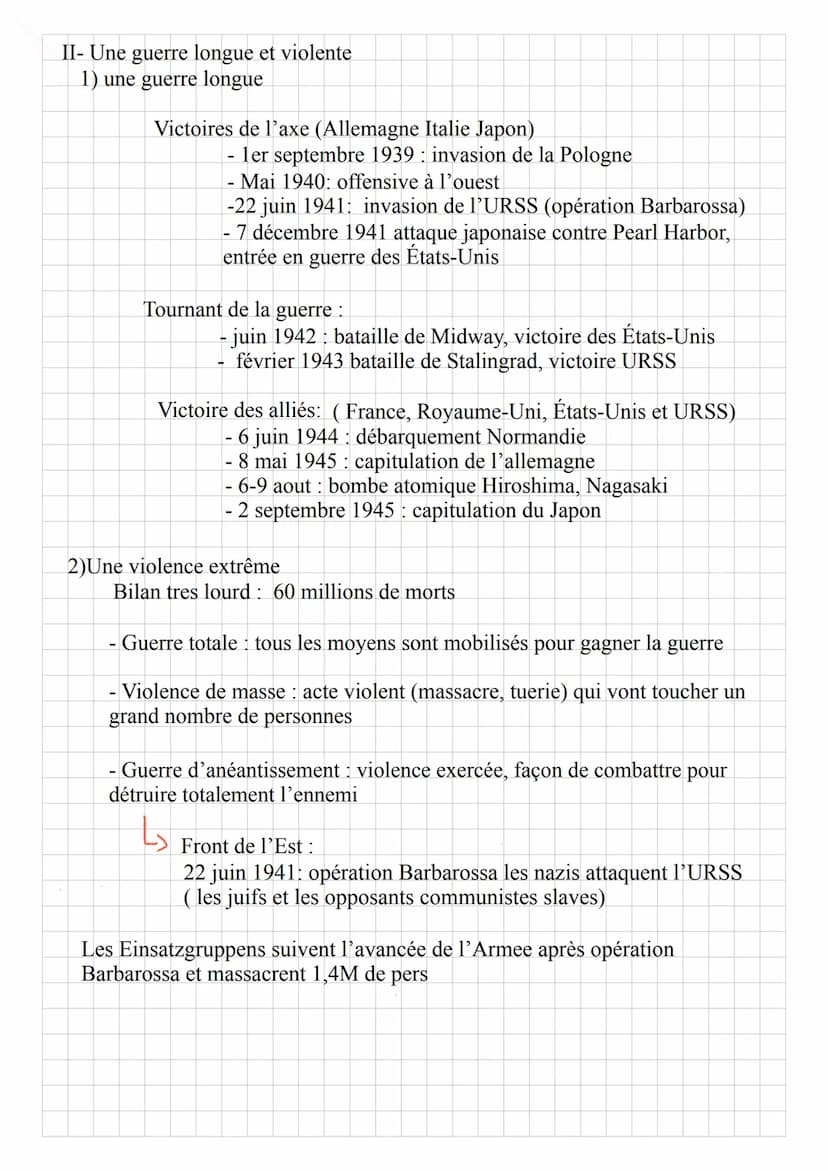 I-Les régimes totalitaires en URSS et en Allemagne
1) Ideologie differentes
URSS:
- Staline fait référence à Lénine
-parti communiste uni:
a