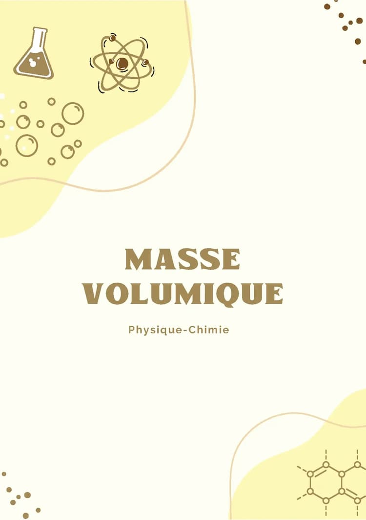 Know Masse volumique Physique Chimie Lycée Collège  thumbnail