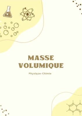 Know Masse volumique Physique Chimie Lycée Collège  thumbnail