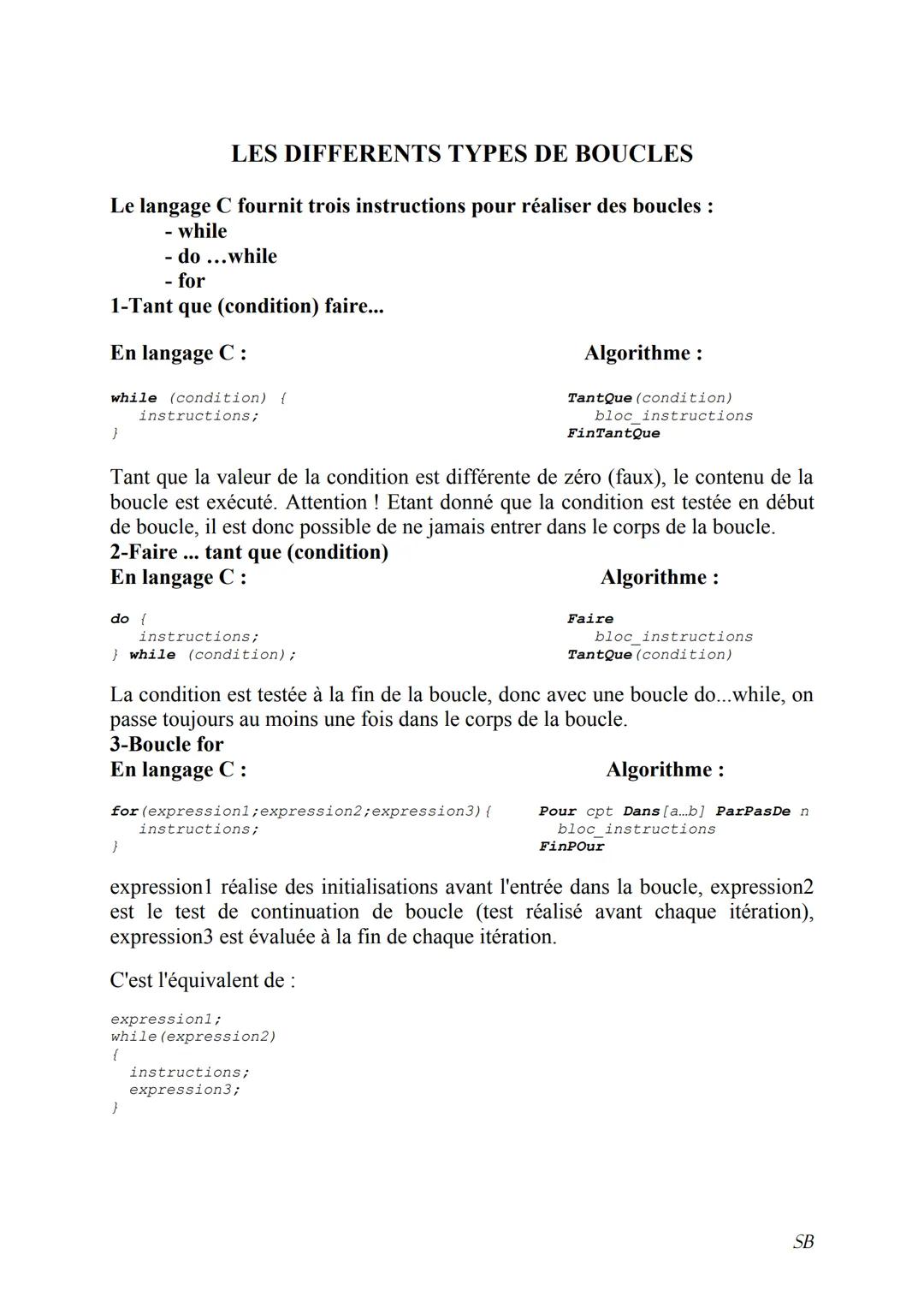 ALGORITHMIQUE ET PROGRAMMATION
On se trouve face à un problème :
- dont on connait un certain nombre de données.
dont la résolution procurer