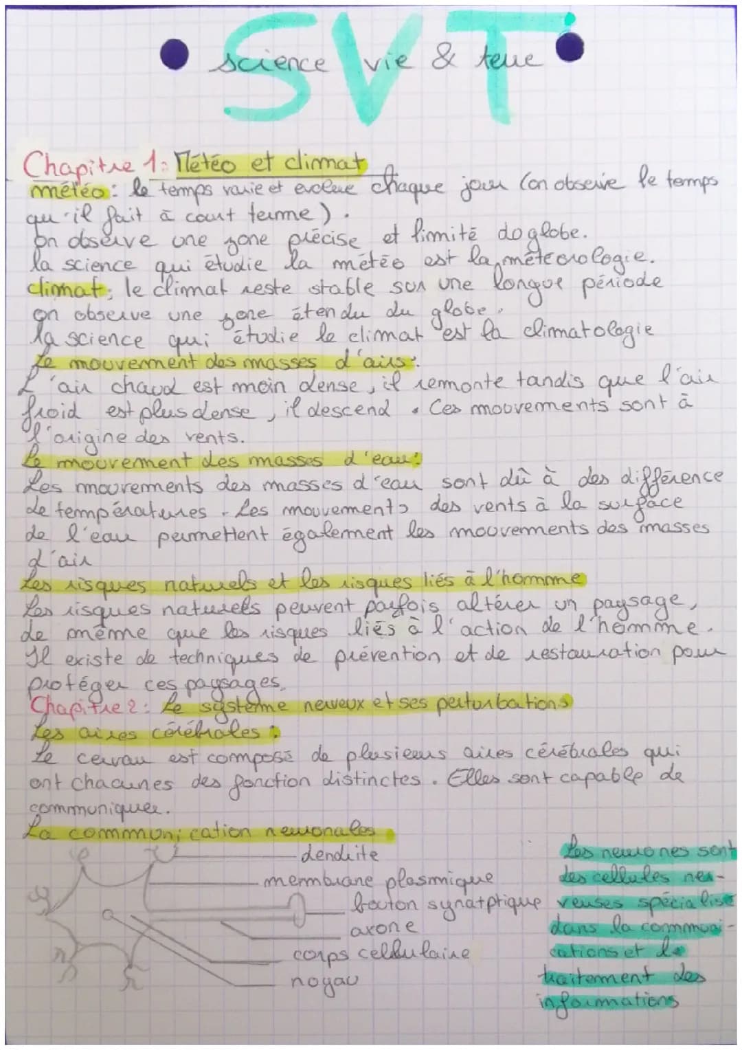 Svt révisions pour le brevet blanc