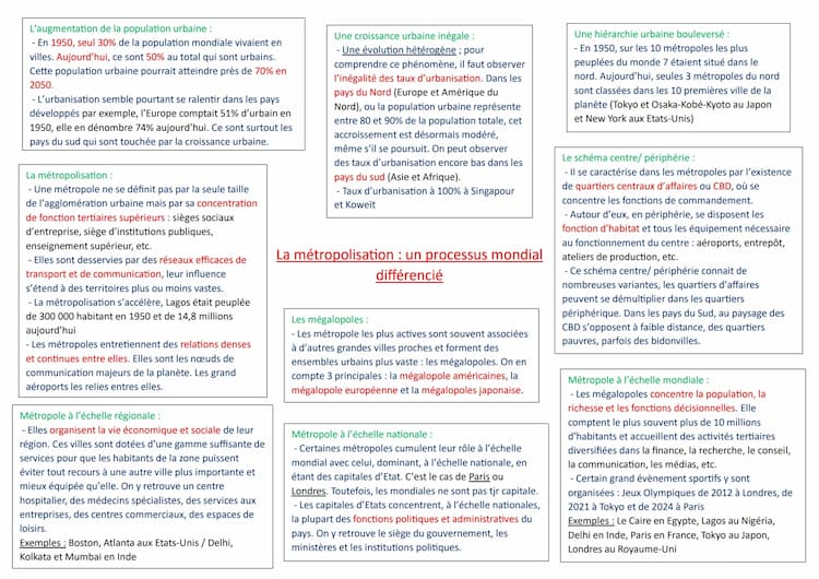 Know La métropolisation : un processus mondial différencié thumbnail