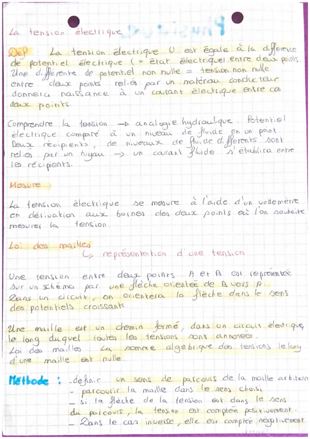 # Physique

## Les lois de l'électricité

Qu'est ce qu'un courant électrique.

Un courant électrique est un déplacement ordonné de
porteurs 