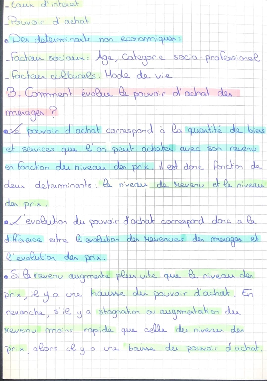 Economie
Chap 6
Arbitrage entre consommation et épargne
des ménages
1. L'arbitrage entre consomation et épargne des
i
merages:
• Le revenu d