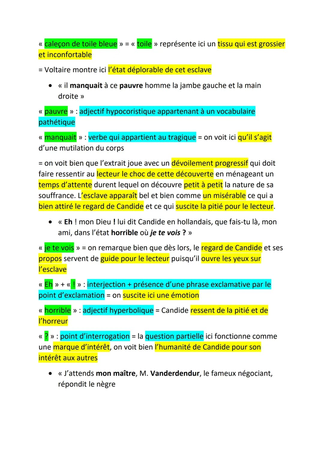 Texte 3: Candide de Voltaire
INTRODUCTION :
Ce texte est l'histoire de Candide, un jeune philosophe, chassé d'un
château qui toujours optimi