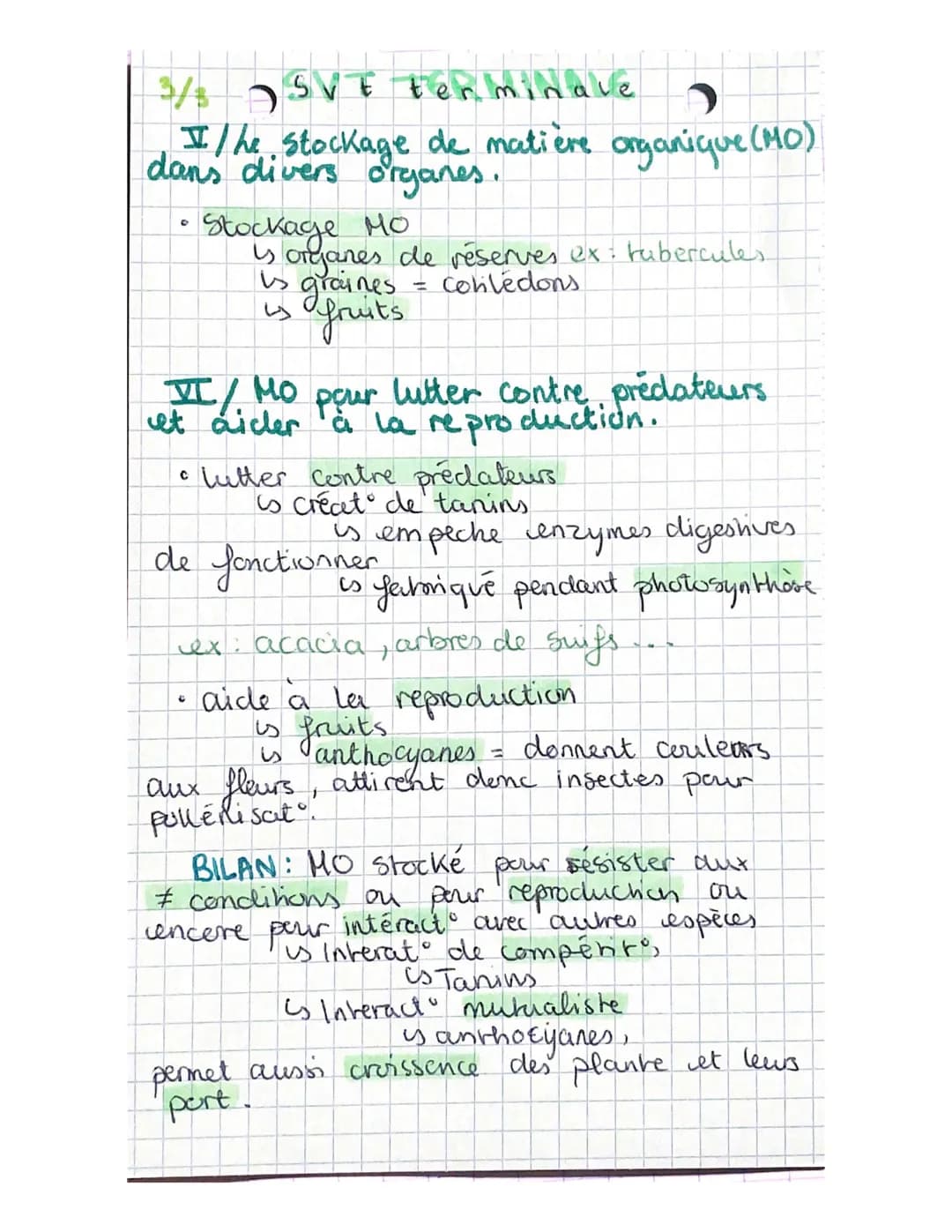 1/₂ EVT TERMINALE
Termina
CHAPITRE 8: a plante productrice de
matière organique
CO₂
acquis
LUMIERE
Schema
photosynthese
LLY matière
Organi q