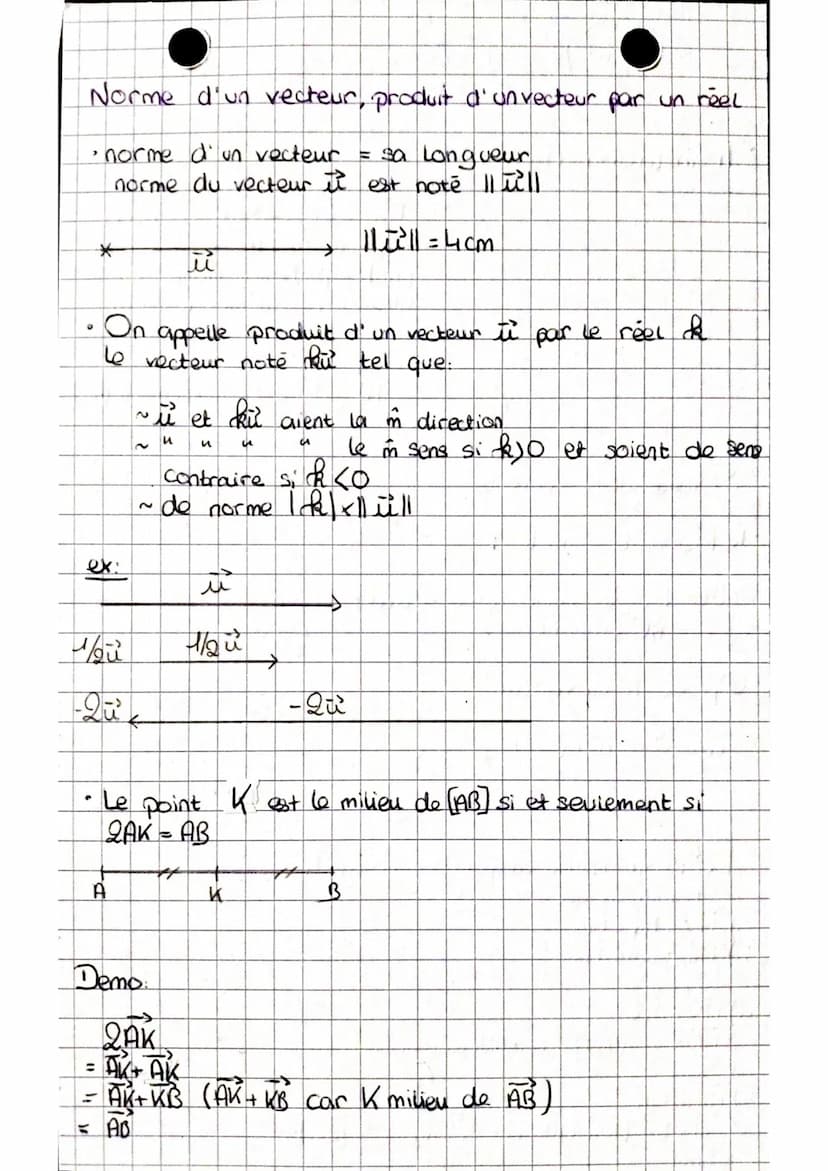 •vecteurs •
Transiation et vecteur
A
A
* H
T
I
T
C
H *
a) MN + MR = HP
b) MK
+ NK = MR
Somme de 2 vecteurs
• Relation de Chasles:
Pour tous 