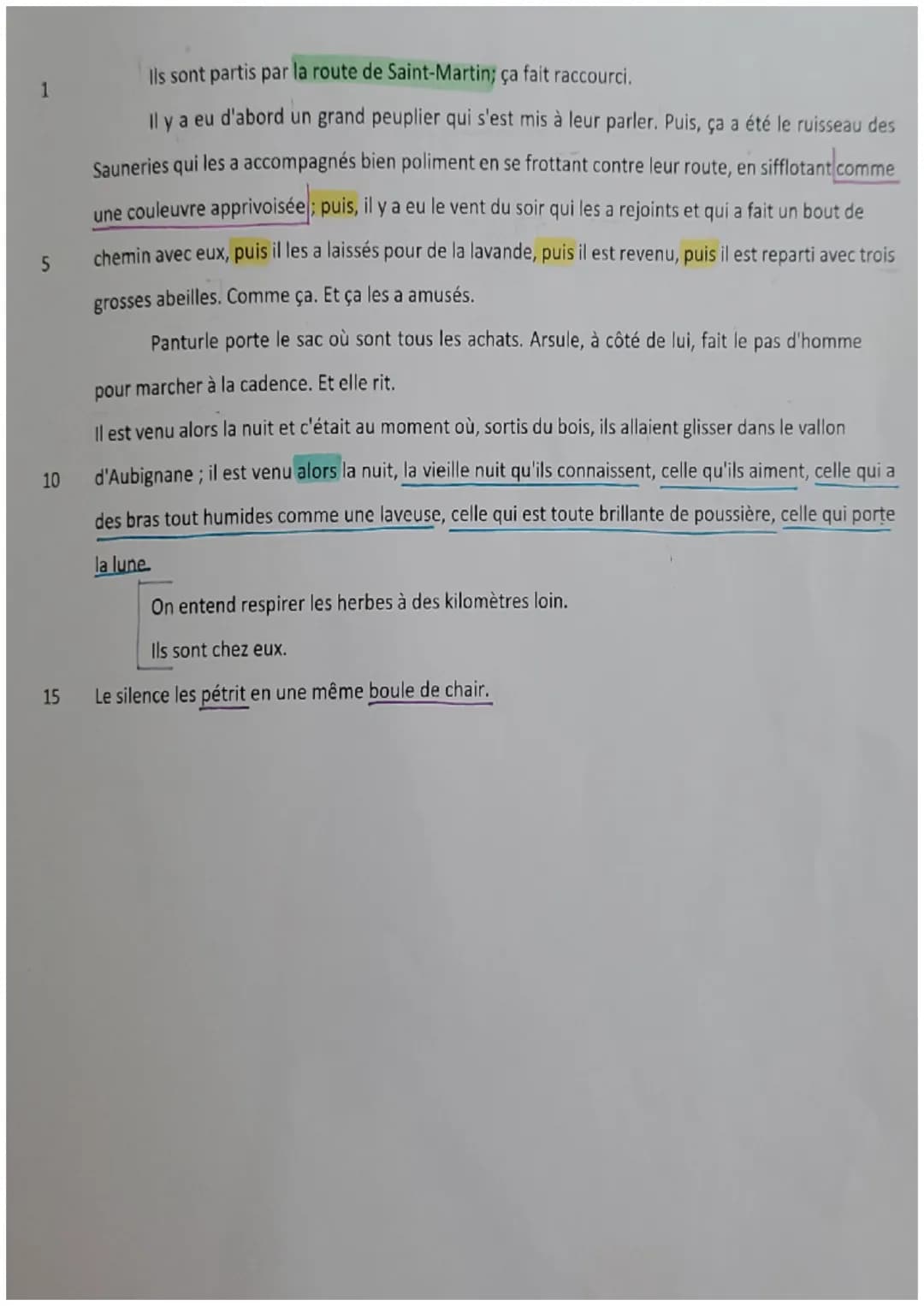 Regain
Introduction
Le texte étudié aujourd'hui est un extrait du chapitre 3, d'un des livres de la
<< Trilogie de Pan » qui se nomme « Rega