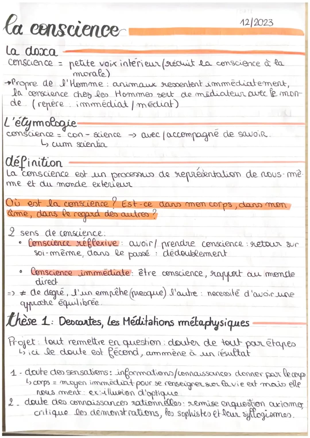 Découvre la Conscience: Définition, Types et Étymologie pour les Enfants